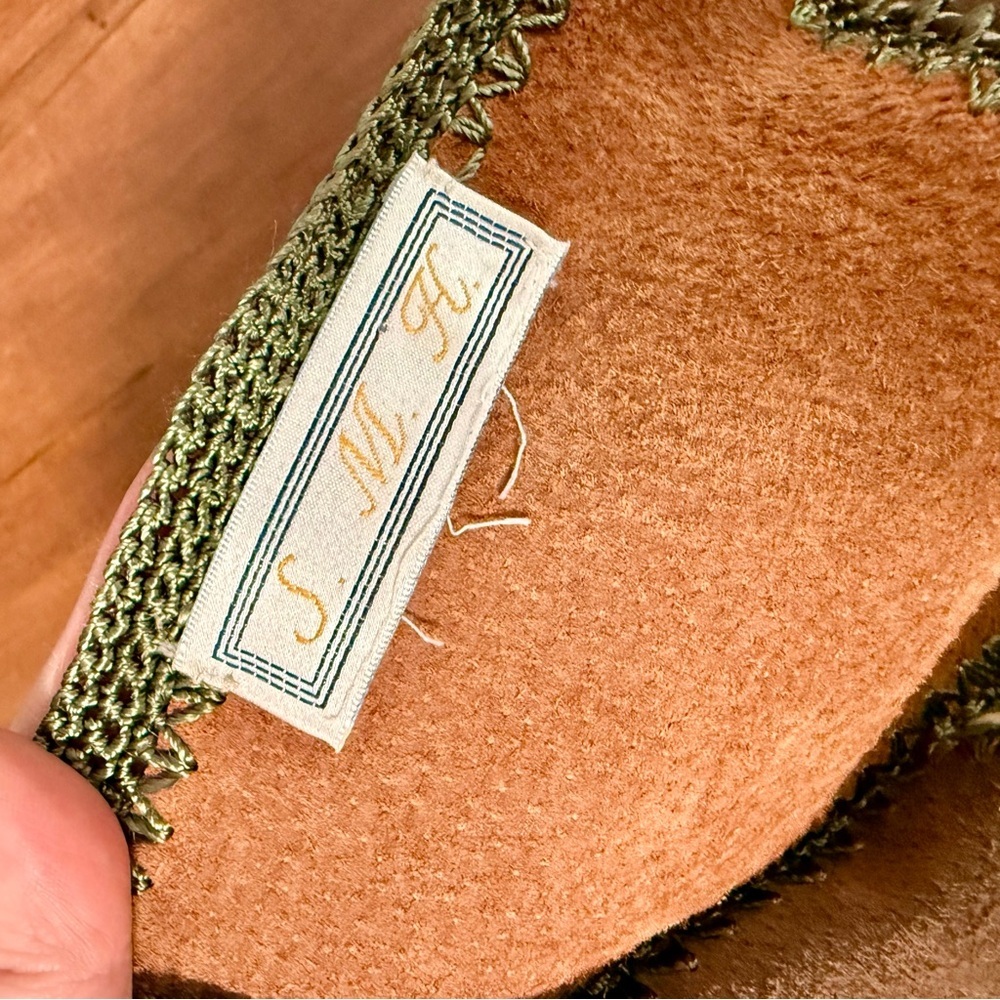 Vintage Brown Leather Patchwork Jacket - image 8